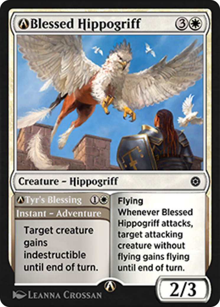 A-Blessed Hippogriff // A-Tyr's Blessing Card Image