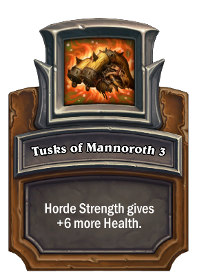 Tusks of Mannoroth 3 Card Image