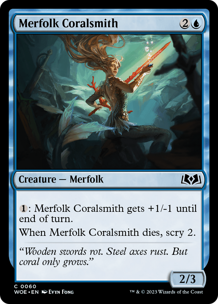 Merfolk Coralsmith Card Image