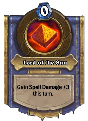 Lord of the Sun Card Image