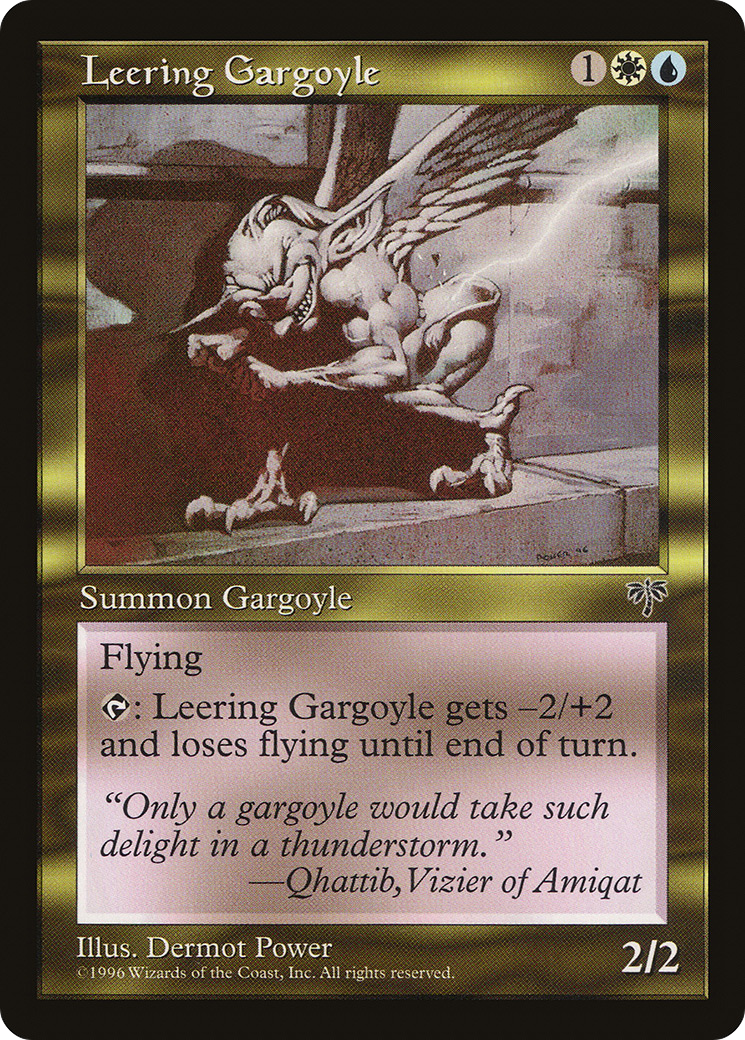Leering Gargoyle Card Image
