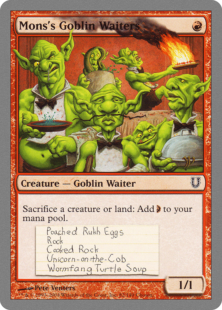 Mons's Goblin Waiters Card Image