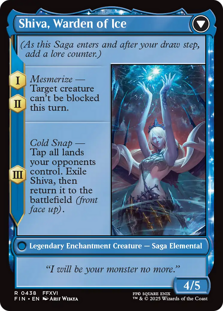 Jill, Shiva's Dominant // Shiva, Warden of Ice Card Image