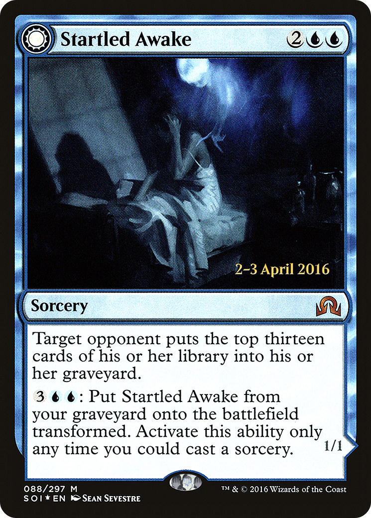 Startled Awake // Persistent Nightmare Card Image