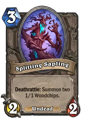 Splitting Sapling Card Image