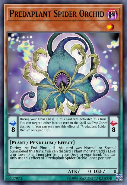 Predaplant Spider Orchid Card Image