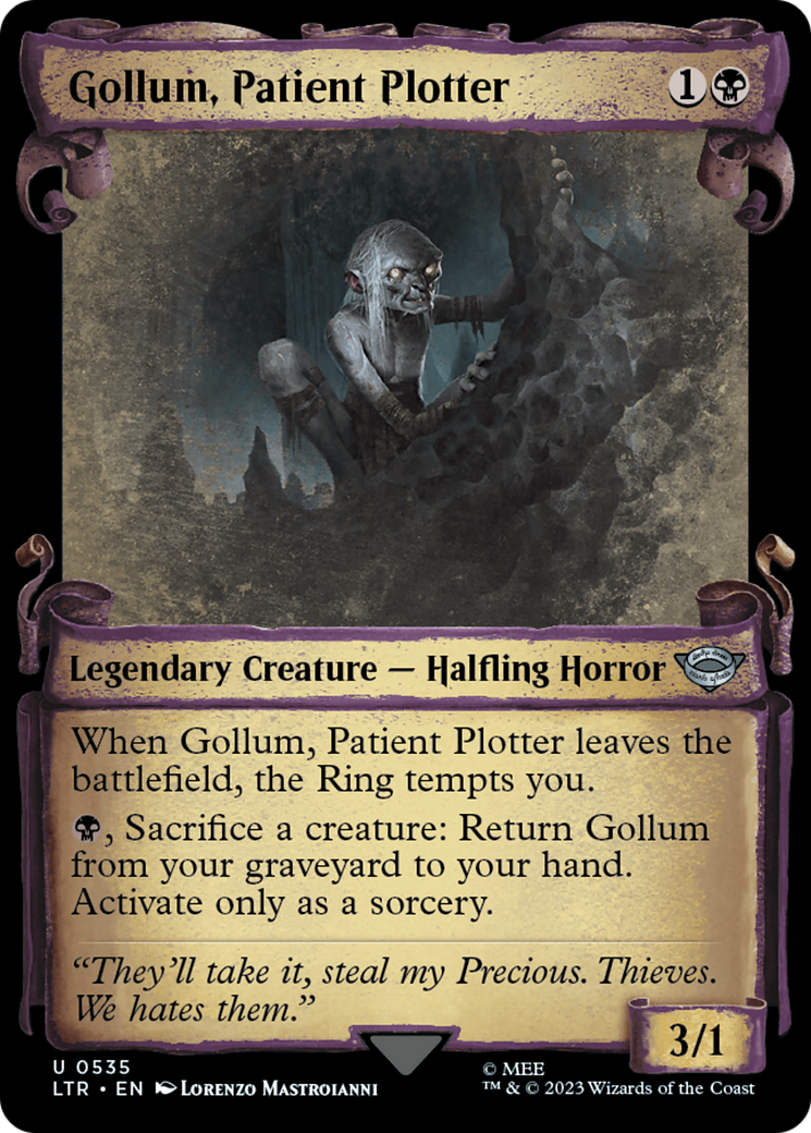 Gollum, Patient Plotter Card Image