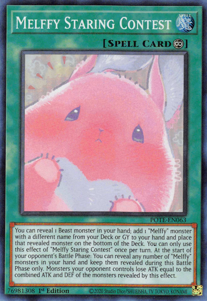 Melffy Staring Contest Card Image