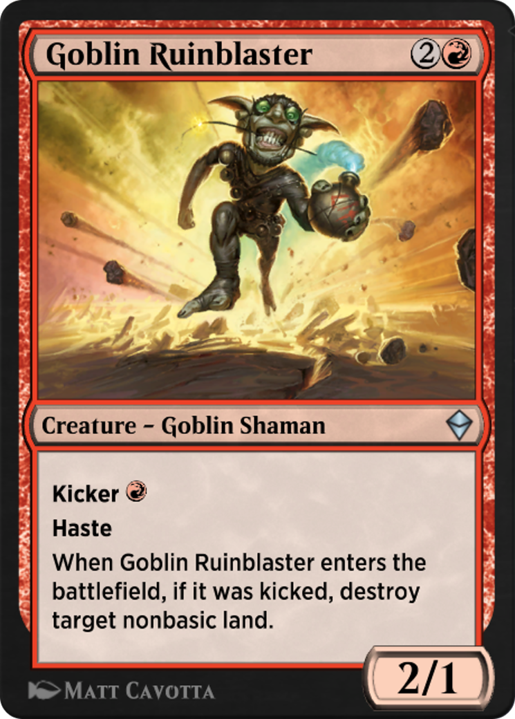 Goblin Ruinblaster Card Image