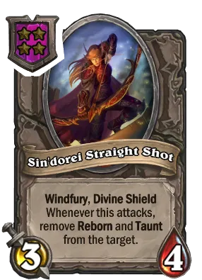 Sin'dorei Straight Shot Card Image