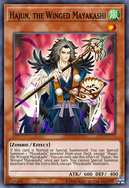 Hajun, the Winged Mayakashi Card Image