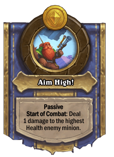 Aim High! Card Image