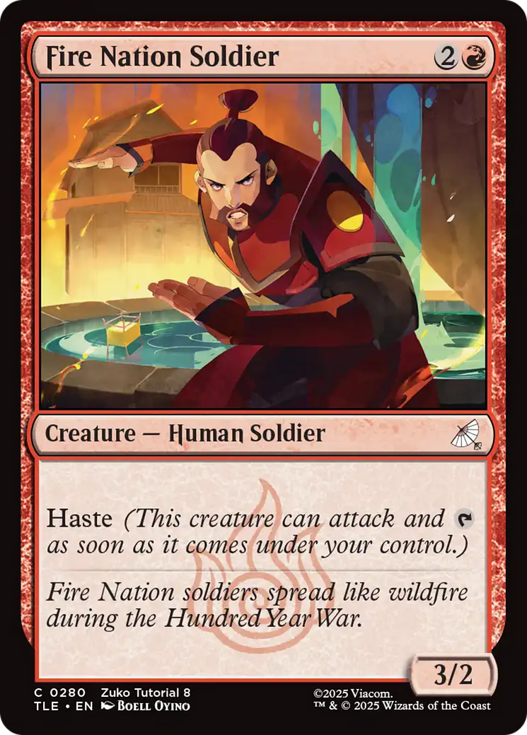 Fire Nation Soldier Card Image