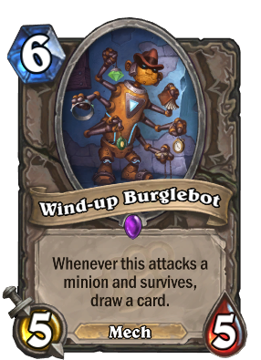 Wind-up Burglebot Card Image