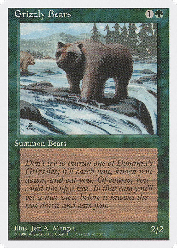 Grizzly Bears Card Image