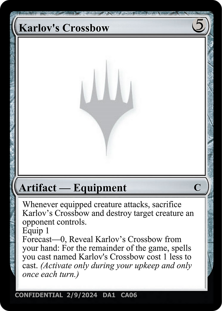 Karlov's Crossbow Card Image