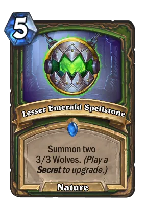 Lesser Emerald Spellstone Card Image