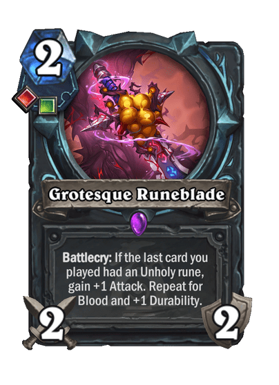 Grotesque Runeblade Card Image