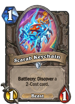 Scarab Keychain Card Image