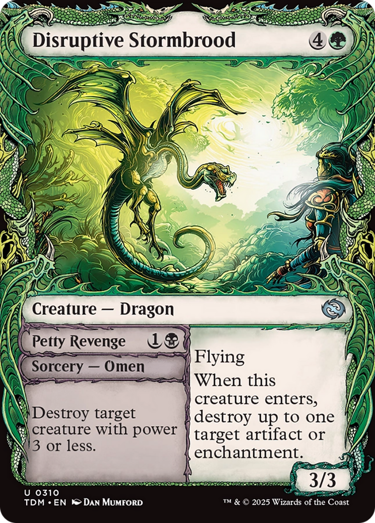 Disruptive Stormbrood // Petty Revenge Card Image
