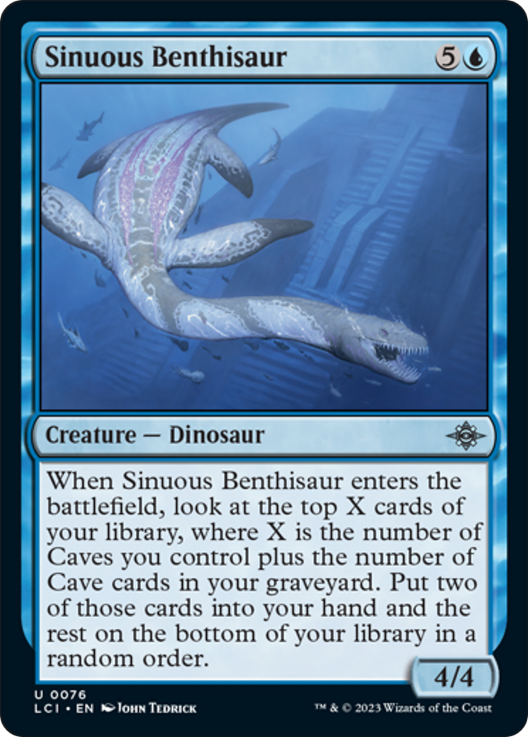 Sinuous Benthisaur Card Image