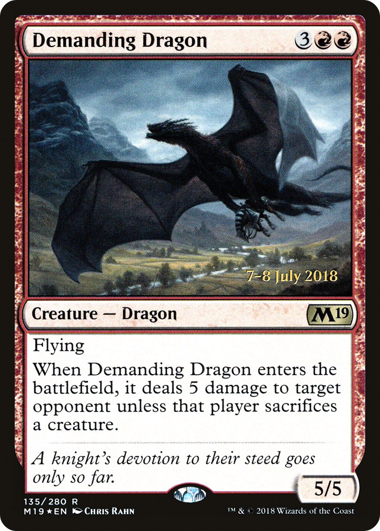 Demanding Dragon Card Image