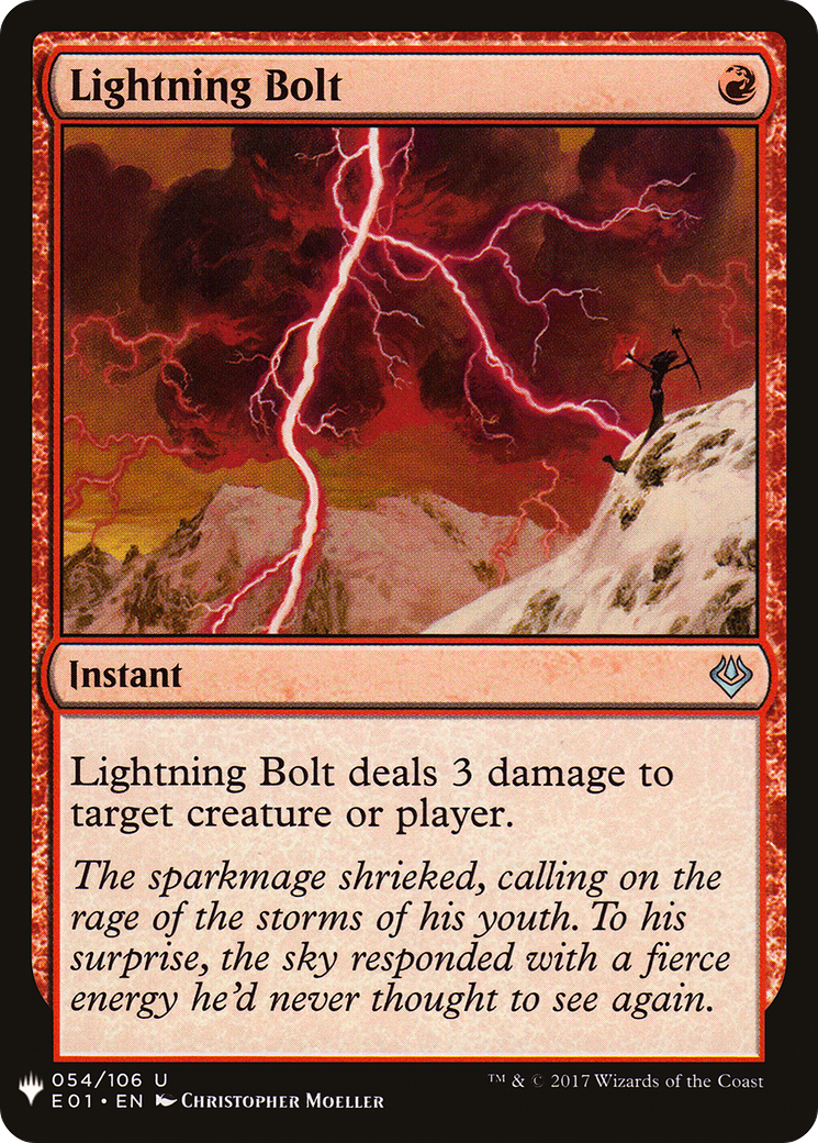 Lightning Bolt Card Image