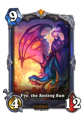 Fye, the Setting Sun Signature Card Image