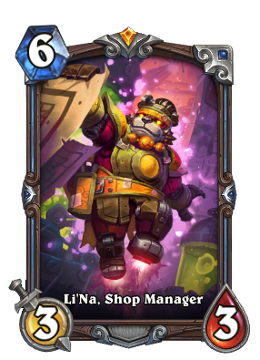 Li'Na, Shop Manager Signature Card Image