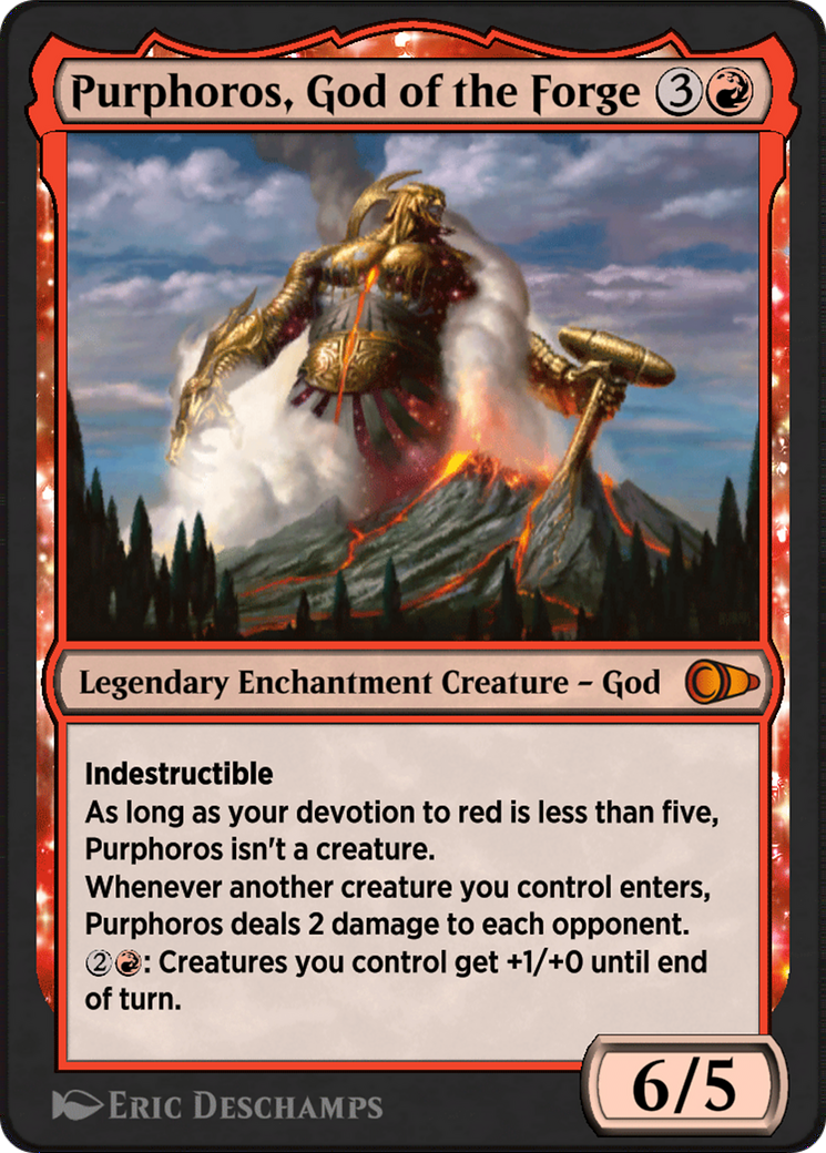 Purphoros, God of the Forge Card Image