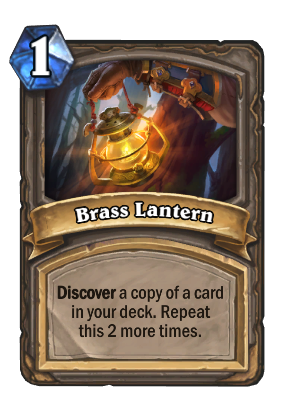 Brass Lantern Card Image