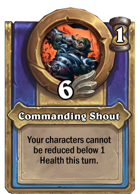 Commanding Shout {0} Card Image