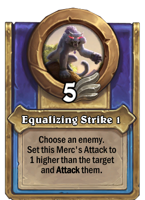 Equalizing Strike 1 Card Image