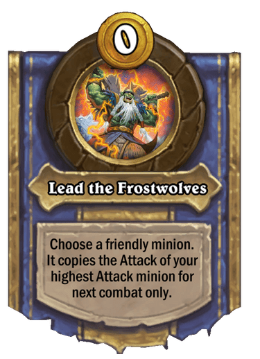Lead the Frostwolves Card Image