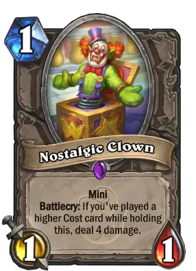 Nostalgic Clown Card Image