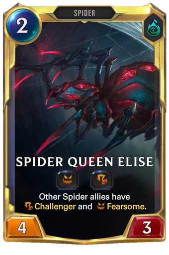 Spider Queen Elise Card Image
