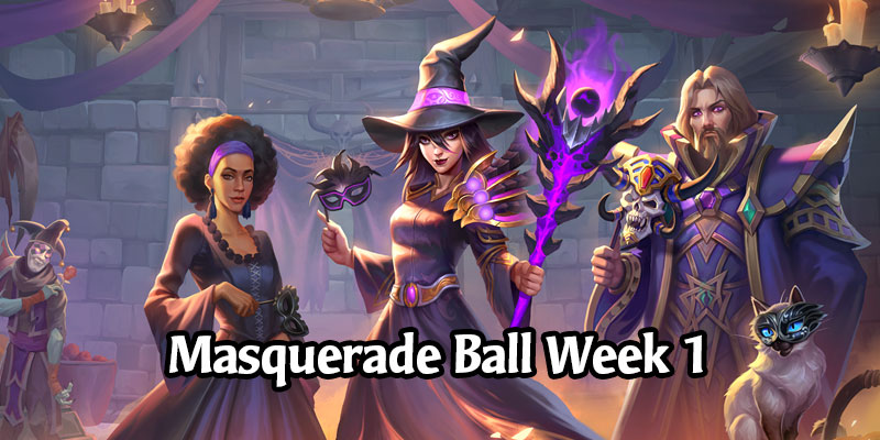 Week 1 of the Masquerade Ball - Elementals in Battlegrounds, Dual-Class Arena, Horseman Uther, & More