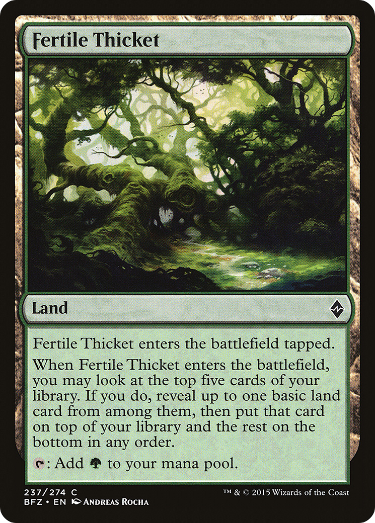 Fertile Thicket Card Image