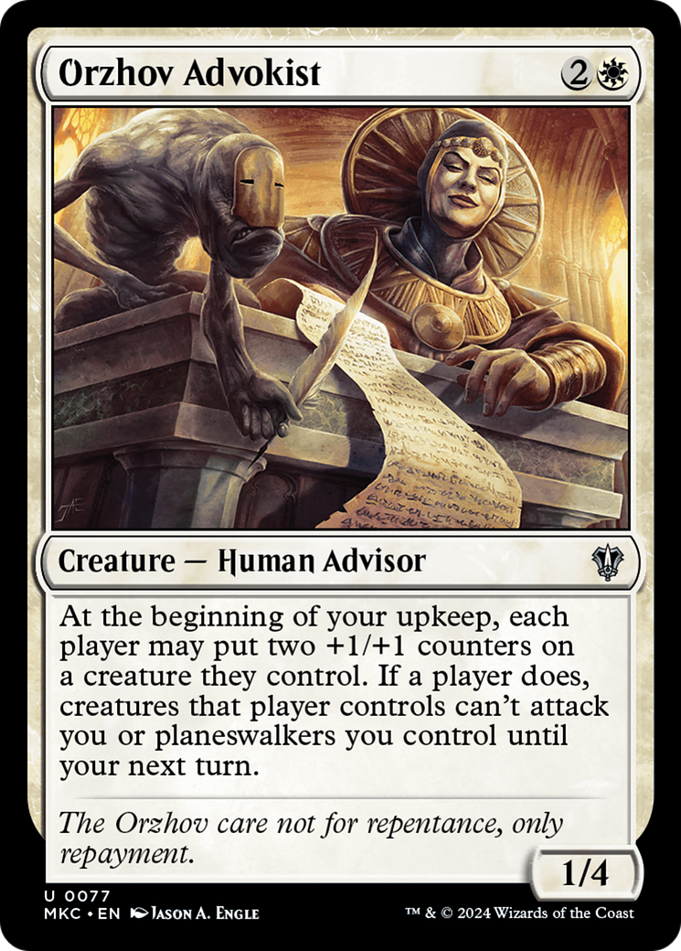 Orzhov Advokist Card Image