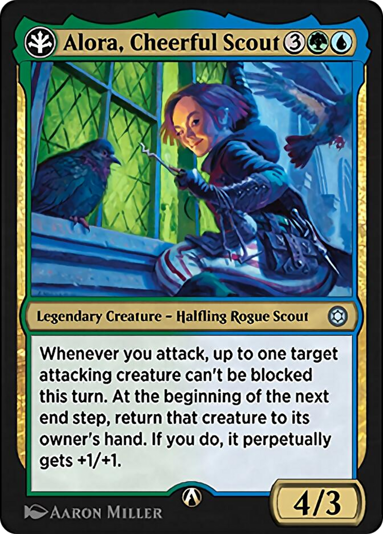 Alora, Cheerful Scout Card Image