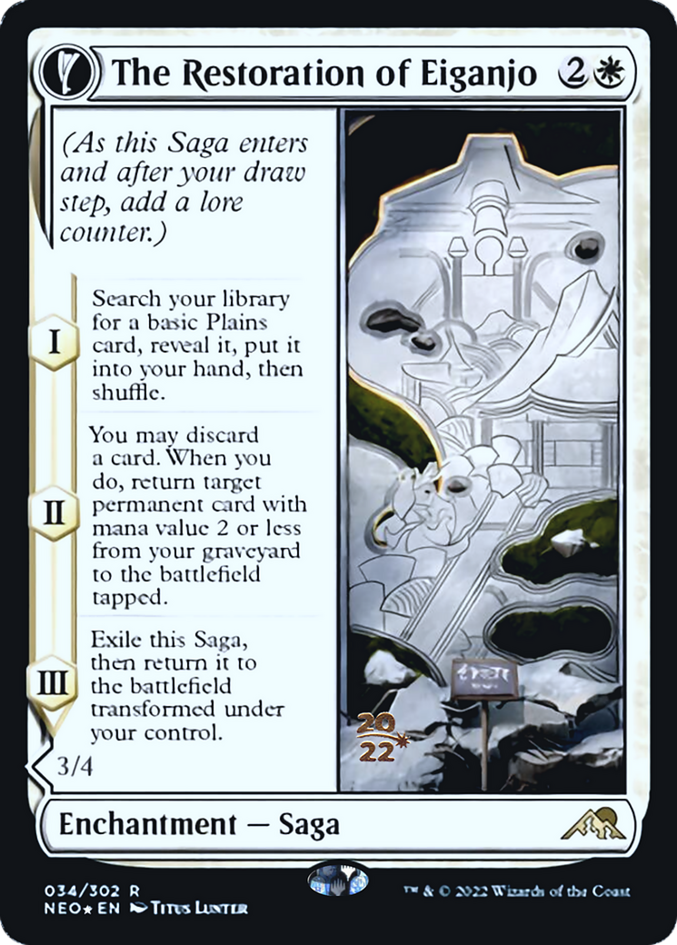 The Restoration of Eiganjo // Architect of Restoration Card Image