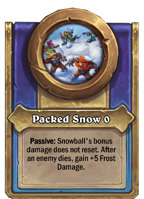 Packed Snow {0} Card Image