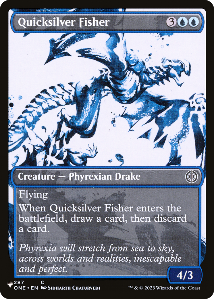Quicksilver Fisher Card Image