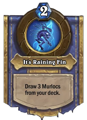 It's Raining Fin Card Image