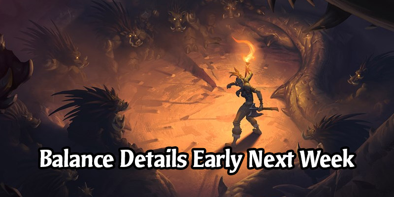 Hearthstone's First Forged in the Barrens Balance Patch to "Probably" be Detailed on Monday or Tuesday