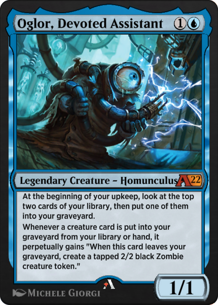 Oglor, Devoted Assistant Card Image