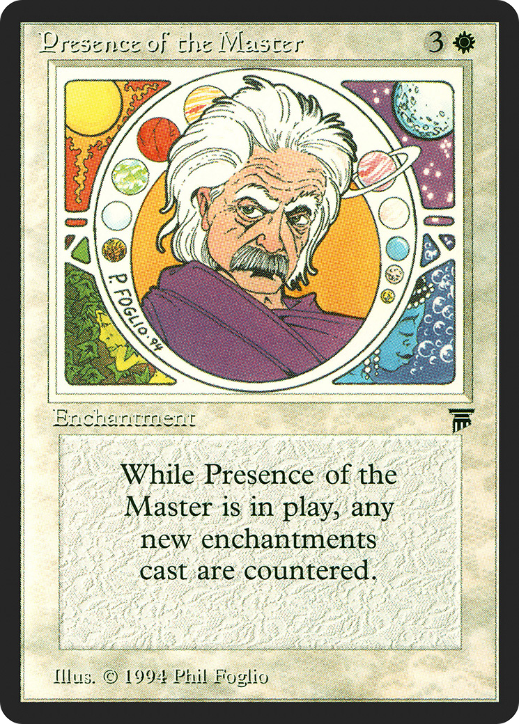 Presence of the Master Card Image