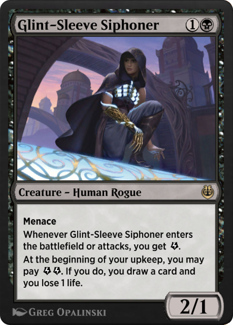 Glint-Sleeve Siphoner Card Image
