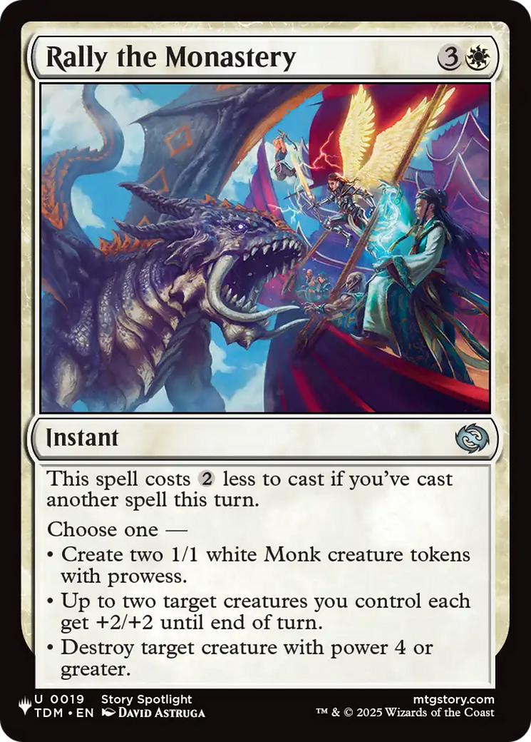 Rally the Monastery Card Image