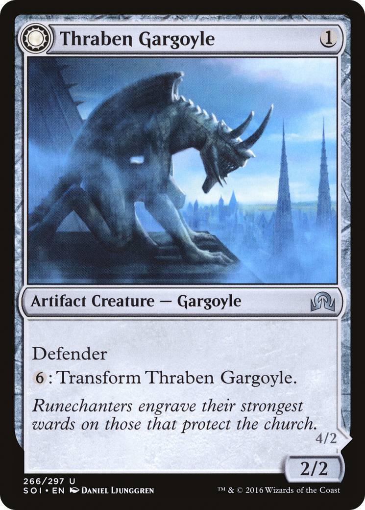 Thraben Gargoyle // Stonewing Antagonizer Card Image